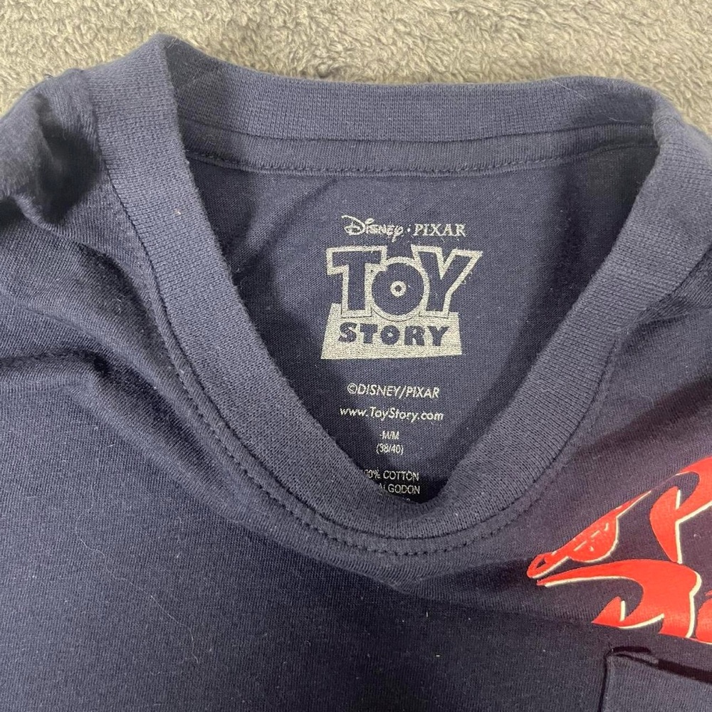 Toy Story Disney Pixar Nostalgic Y2k 90s Kidcore Alien Casual Graphic Pocket Tee - Picture 3 of 5